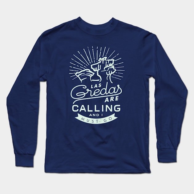 Las Greadas are Calling - Light Mint Long Sleeve T-Shirt by mazarronsouvenirs